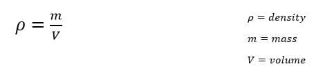 Density Equation