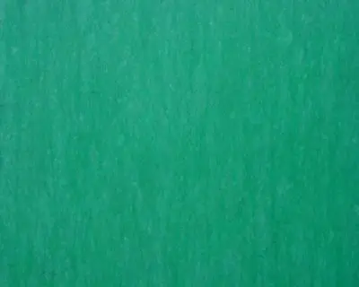 A plain green textured surface.