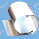 SS316-150x150 Rolled metal sheet on blue background.