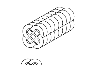 Square Braid Construction Pattern